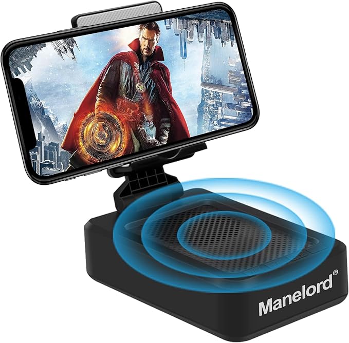 Cell Phone Stand with Wireless Bluetooth Speaker